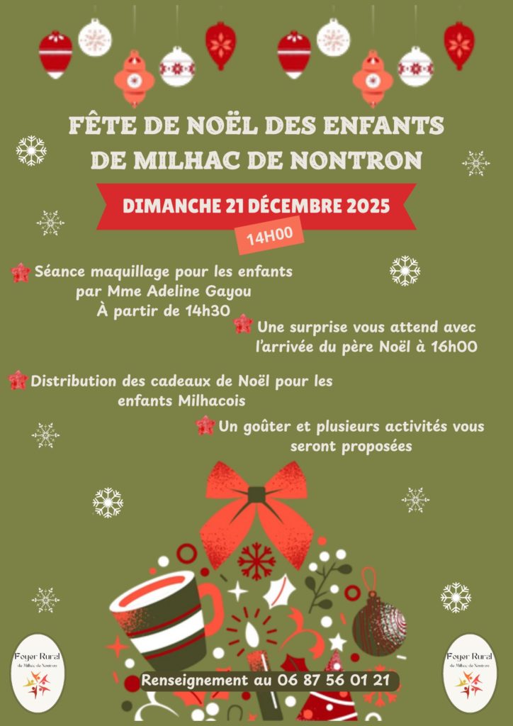 MILHAC-DE-NONTRON : FÊTE DE NOËL DES ENFANTS